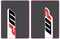 WP Fork Tube Decals | Carbon Fiber